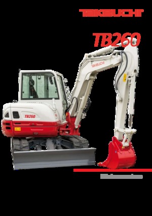 मिनी एक्सकेवेटर Takeuchi TB 260
