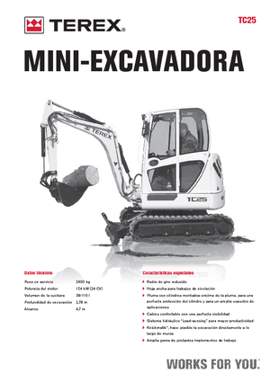 मिनी एक्सकेवेटर Terex TC 25
