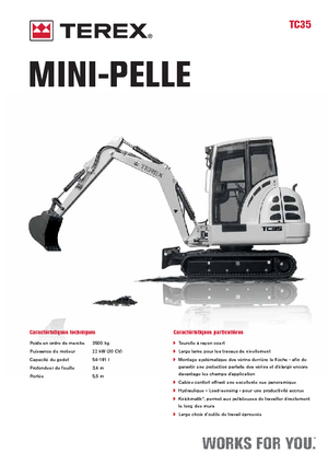 मिनी एक्सकेवेटर Terex TC 35