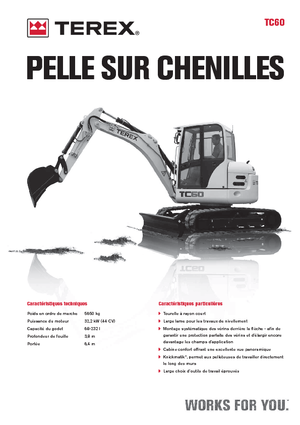 मिनी एक्सकेवेटर Terex TC 60
