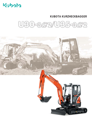 मिनी एक्सकेवेटर Kubota U35-3α2