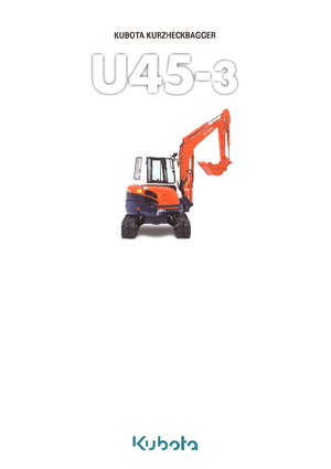 मिनी एक्सकेवेटर Kubota U45-3 G