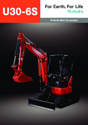 मिनी एक्सकेवेटर Kubota U30-6S