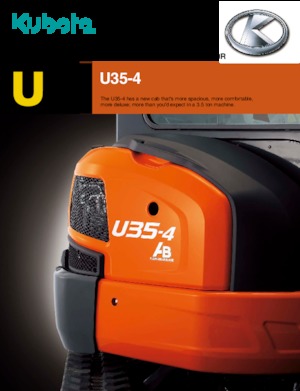 मिनी एक्सकेवेटर Kubota U35-4