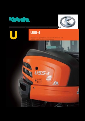 मिनी एक्सकेवेटर Kubota U55-4