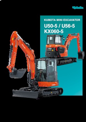 मिनी एक्सकेवेटर Kubota KX060-5