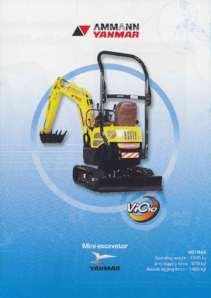 मिनी एक्सकेवेटर Yanmar VIO 10-2 A