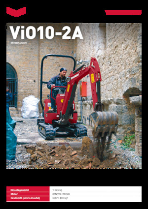 मिनी एक्सकेवेटर Yanmar ViO10-2A 