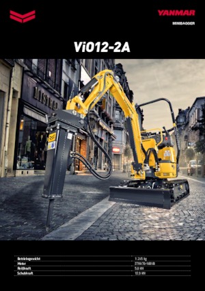 मिनी एक्सकेवेटर Yanmar VIO 12-2 A