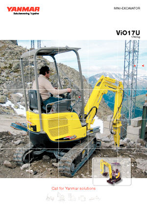 मिनी एक्सकेवेटर Yanmar VIO 17 Univ