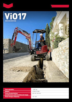 मिनी एक्सकेवेटर Yanmar VIO 17