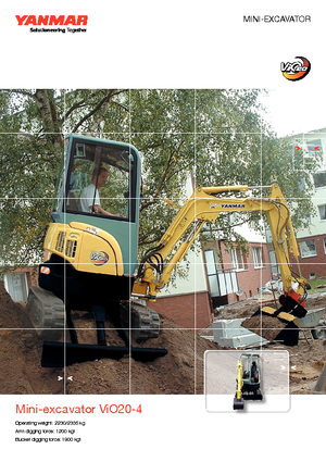 मिनी एक्सकेवेटर Yanmar VIO 20