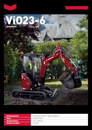मिनी एक्सकेवेटर Yanmar ViO23-6 