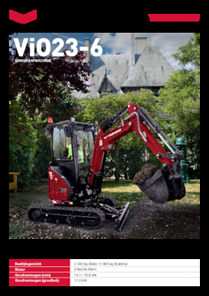 मिनी एक्सकेवेटर Yanmar ViO23-6 