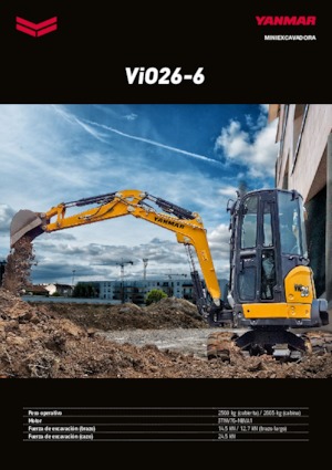 मिनी एक्सकेवेटर Yanmar VIO 26-6 PR