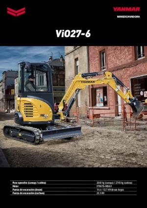 मिनी एक्सकेवेटर Yanmar VIO 27-6 PR