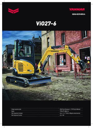 मिनी एक्सकेवेटर Yanmar VIO 27-6 PR
