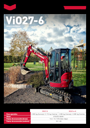 मिनी एक्सकेवेटर Yanmar ViO27-6 