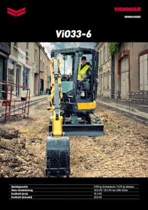 मिनी एक्सकेवेटर Yanmar VIO 33-6 PR