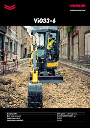 मिनी एक्सकेवेटर Yanmar VIO 33-6 PR