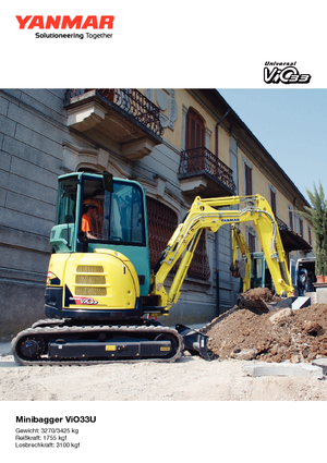 मिनी एक्सकेवेटर Yanmar VIO 33 U