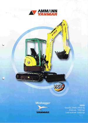 मिनी एक्सकेवेटर Yanmar VIO 35