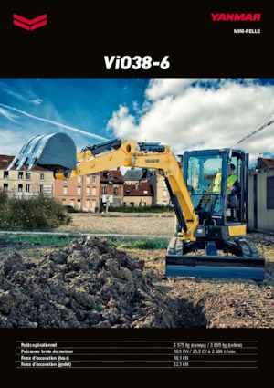 मिनी एक्सकेवेटर Yanmar VIO 38-6 PR