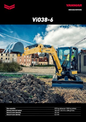 मिनी एक्सकेवेटर Yanmar VIO 38-6 PR