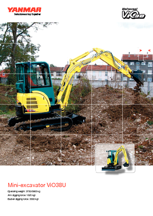 मिनी एक्सकेवेटर Yanmar VIO 38 U