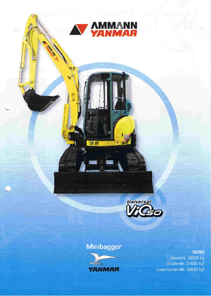 मिनी एक्सकेवेटर Yanmar VIO 50 Univ