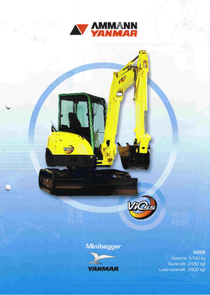 मिनी एक्सकेवेटर Yanmar VIO 55