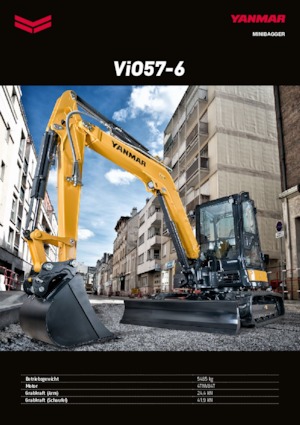 मिनी एक्सकेवेटर Yanmar VIO 57-6 ACR