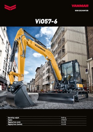 मिनी एक्सकेवेटर Yanmar VIO 57-6 ACR