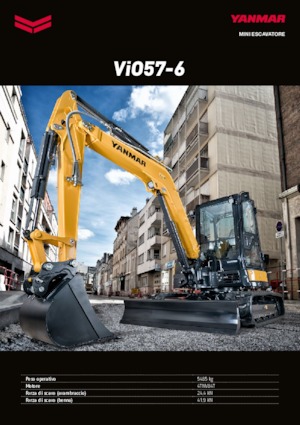 मिनी एक्सकेवेटर Yanmar VIO 57-6 ACR