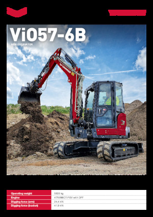 मिनी एक्सकेवेटर Yanmar ViO57-6B 