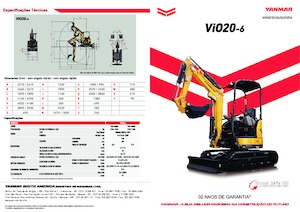 मिनी एक्सकेवेटर Yanmar ViO20-6