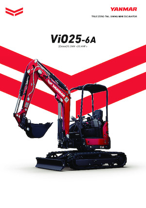 मिनी एक्सकेवेटर Yanmar ViO25-6A