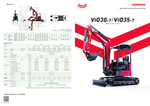 मिनी एक्सकेवेटर Yanmar Vio35-7 