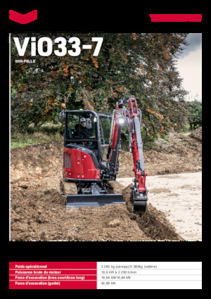 मिनी एक्सकेवेटर Yanmar ViO33-7