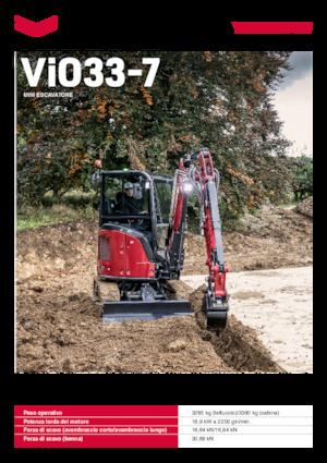 मिनी एक्सकेवेटर Yanmar ViO33-7