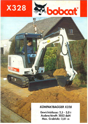 मिनी एक्सकेवेटर Bobcat X 328