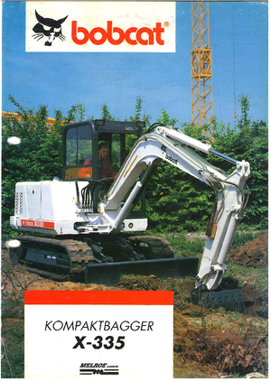 मिनी एक्सकेवेटर Bobcat X 335