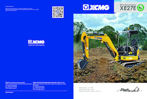मिनी एक्सकेवेटर XCMG XE27E Canopy