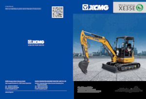 मिनी एक्सकेवेटर XCMG XE35E Canopy