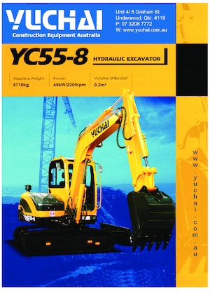 मिनी एक्सकेवेटर Yuchai YC55-8 