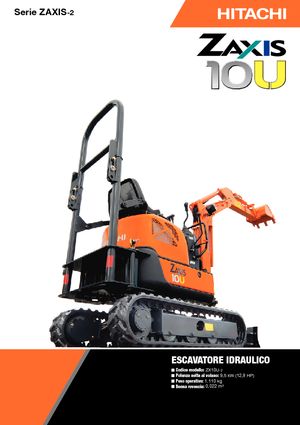 मिनी एक्सकेवेटर Hitachi ZX10U-2