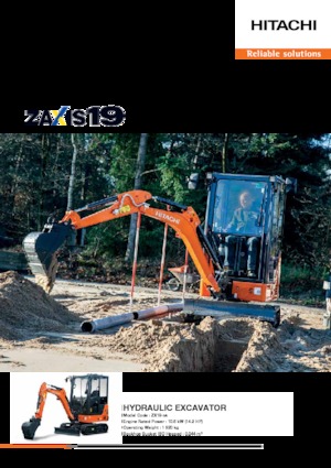 मिनी एक्सकेवेटर Hitachi ZX19-5A
