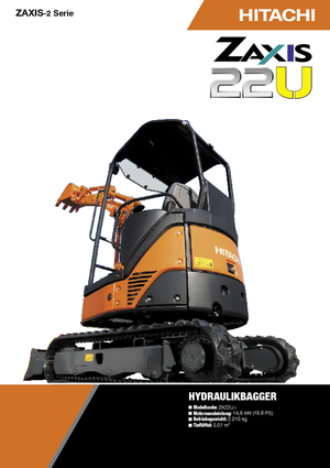 मिनी एक्सकेवेटर Hitachi ZX 22 U-2