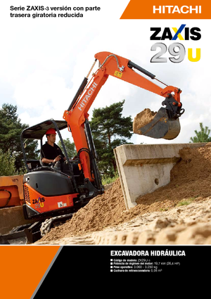 मिनी एक्सकेवेटर Hitachi ZX 29 U 3