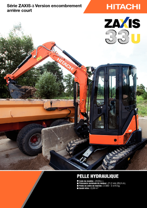 मिनी एक्सकेवेटर Hitachi ZX 33 U 3
